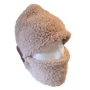 Sprigs Sherpa Headband and Muffler Dusty Pink One Piece One Size Winter